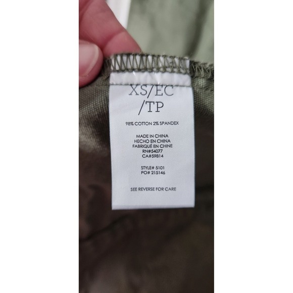 CAbi Explorer Utility Vest Jacket Full Zip Womens Size XS Green - Picture 3 of 4